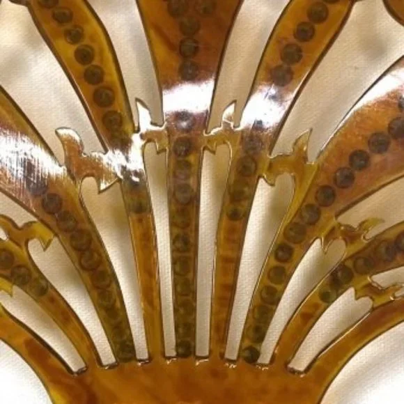 Vintage Large Mantilla Style Women's Hair Comb - Picture 3 of 8